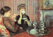 Mary Cassatt Tea by Mary Cassatt France oil painting artist